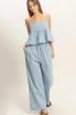 SPAGHETTI STRAP SMOCKED BACK TOP