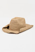 RAFFIA STRAW BRAIDED HAT