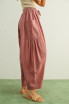 PINSTRIPED LOOSE PANTS WITH POCKETS