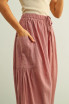 PINSTRIPED LOOSE PANTS WITH POCKETS