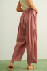PINSTRIPED LOOSE PANTS WITH POCKETS