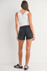 LOW RISE RELAXED DENIM JEAN SHORT