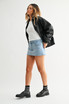 CLASSIC MINI DENIM HIGH RISE SKORT