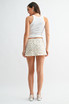 CLASSIC MINI DENIM HIGH RISE SKORT
