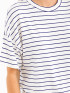 SHORT SLEEVE STRIPES BASIC SHIRT