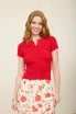SNAP BUTTON SHORT SLEEVE KNIT CARDIGAN