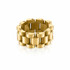 GOLD DIPPED LINK STATEMENT RING