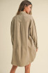 WASHED BUTTON DOWN SHIRT DRESS
