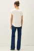 BAMBOO ROUND NECK CAP SLEEVE BASIC TOP