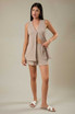 PLEATED DETAIL POCKETS SHORT