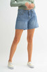 HIGH RISE LIGHTWEIGHT DENIM JEAN SHORT