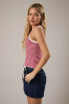 CONTRASTED STRIPED TANK TOP