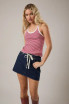 CONTRASTED STRIPED TANK TOP