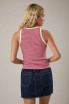 CONTRASTED STRIPED TANK TOP