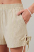 SIDE TIES STRIPE SHORT