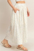 EMBROIDERED FLORAL MAXI SKIRT