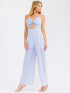 FRONT CUT OUT STRIPES WIDE LEG JUMPSUIT