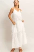 TIERED SPAGHETTI STRAP MAXI DRESS