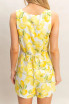 LEMON PRINT SIDE POCKETS SHORT