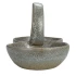 STONEWARE DOUBLE BOWL HANDLE