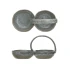 STONEWARE DOUBLE BOWL HANDLE