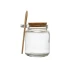 12 OZ. GLASS JAR CORK LID & WOOD SPOON