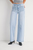 MINI PATCH POCKET WIDE JEANS