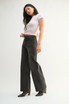 MINI PATCH POCKET WIDE JEANS
