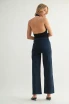 MINI PATCH POCKET WIDE JEANS