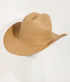 STRAW BRAIDED COWBOY HAT