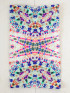 FULL BOHO BANDEAU HEADBAND - DARK CREAM TIE-DYE