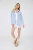 ACID WASHED COLLARED SHACKET