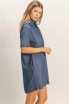 COLLARED MINI SHIRT DRESS