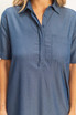 COLLARED MINI SHIRT DRESS