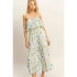 FLORAL OVERLAY CROPPED JUMPSUIT