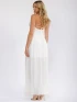 SLEEVELESS ELASTIC WAIST OPEN BACK MAXI DRESS