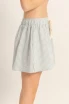 STRIPED ELASTIC WAIST SHORT