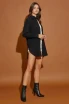 COTTON DOUBLE GAUZE OVERSIZED SHIRT DRESS (Updating)