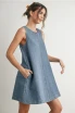 DENIM MINI DRESS