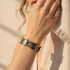 PATINA GEOMETRIC STRETCH BRACELET