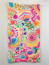 FULL BOHO BANDEAU HEADBAND - RAINBOW DOODLE