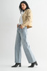 HIGH RISE FULL LENGTH STRAIGHT DENIM