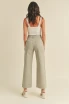 NAUTICAL HIGH RISE WIDE LEG DENIM JEANS