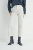 NAUTICAL HIGH RISE WIDE LEG DENIM JEANS