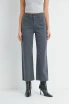 NAUTICAL HIGH RISE WIDE LEG DENIM JEANS