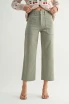 NAUTICAL HIGH RISE WIDE LEG DENIM JEANS