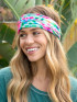 FULL BOHO BANDEAU HEADBAND - SPRING RAINBOW TIE-DYE