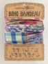 FULL BOHO BANDEAU HEADBAND - GINGHAM FLORAL PATCHWORK