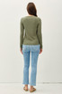 BASIC BOAT NECK LONG SLEEVE KNIT TOP
