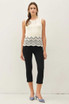 CHEVRON PATTERNED SLEEVELESS KNT TOP (Updating)